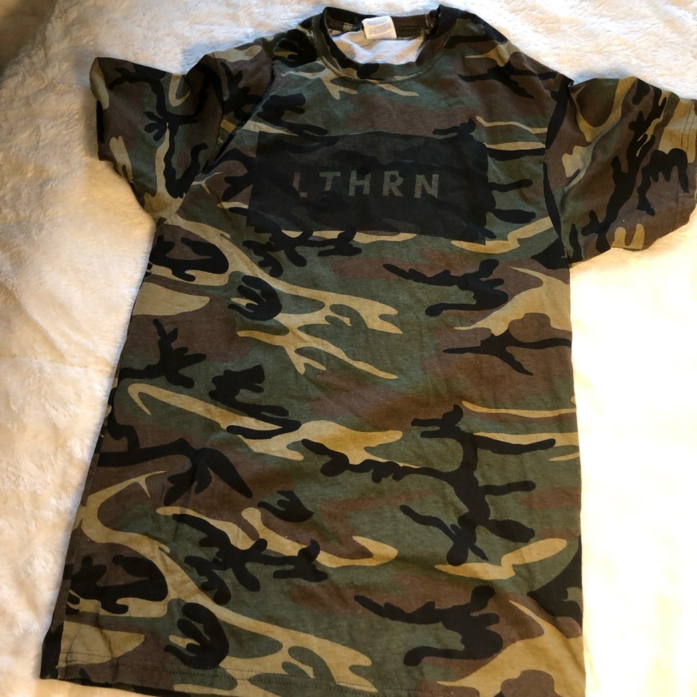 Camo Lutheran Pride T Shirt